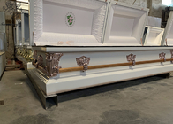 Conception métallique rectangulaire de coffre métallique haut de gamme pour les professionnels des funérailles