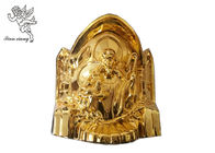 Matériaux du Christ A# pp de coin de cercueil d'or, fournisseurs d'accessoires funèbres