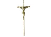Décoration de la surface du cercueil Crucifix funéraire 37 × 13,7 Cm Jésus en or Croix du cercueil