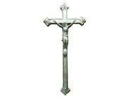 Le × funèbre 18,5 cm pp de la taille 38,5 de crucifix de cercueil de décoration de Jésus réutilisent des matériaux