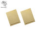 Golden Funeral Adult Casket Accessories Rectangle Nameplate PP Materials