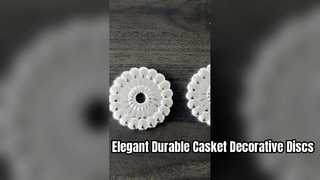 Entretoises de disque décoratives de cercueil en relief de qualité supérieure