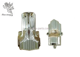 10# Casket Corners Coffin Decoration 56cm X 42cm X 37cm Silver ABS Material