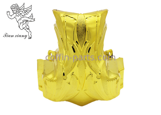 Coin en plastique funèbre 1# de cercueil d'or ou d'argent de style américain