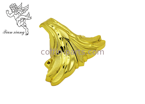 Coin en plastique funèbre 1# de cercueil d'or ou d'argent de style américain