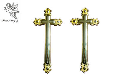 × funèbre 20,8 cm pp de la taille 44,8 de décoration de crucifix standard de cercueil matériel