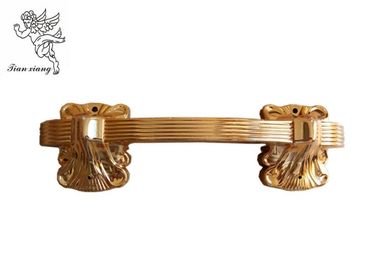 Le cercueil en plastique de couleur de cuivre manipule le style africain d'accessoires de cercueil pour le rapport