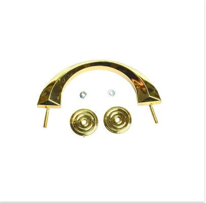 Plastique adulte de poignée de cercueil en métal de couleur d'or de l'utilisation H9009 en dehors de style de l'Europe