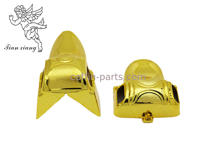 Plastique / PP / ABS décoration de cercueil Coins de cercueil Or argent cuivre / personnalisable