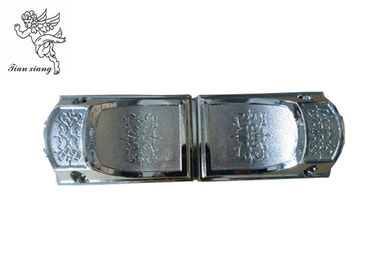 Silver PP Virgin Plastic Coffin Decoration Casket Corner with Iron tubes
