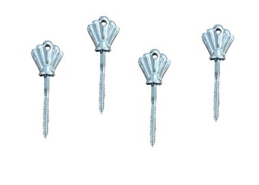 Silver Painting Coffin Screw Plastic And Metal Casket Components For Casket Fastening