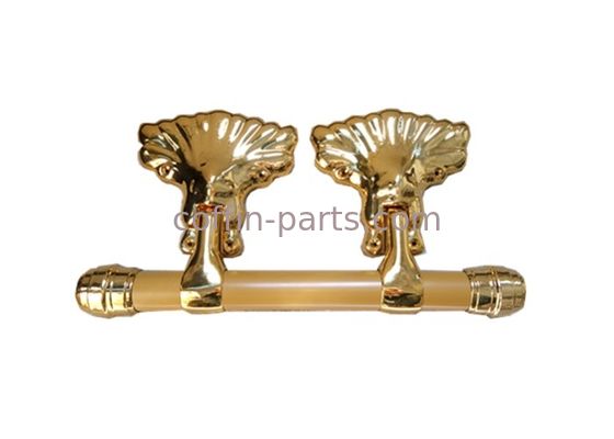 Matière plastique africaine de l'ABS de style d'or de cercueil de poignée adulte pâle d'oscillation/pp